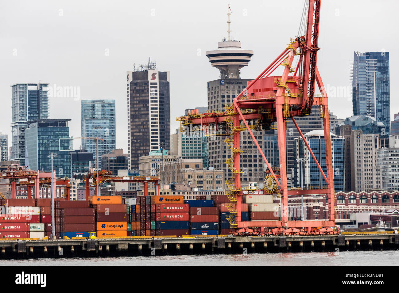 Container Ship Port Vancouver In Stock Photos & Container Ship Port Vancouver In Stock Images