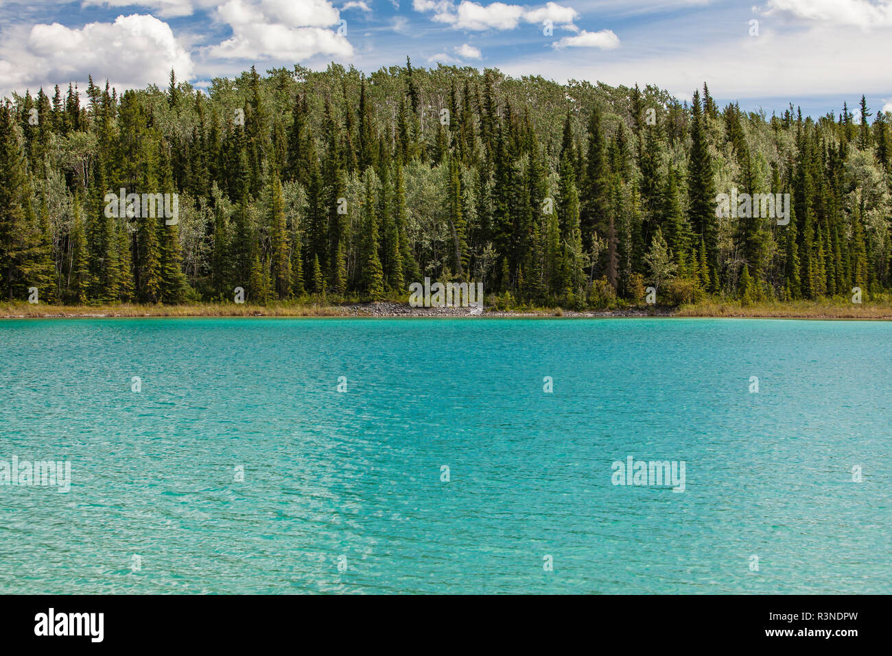 Canada, British Columbia, Boya Lake Provincial Park. Stock Photo