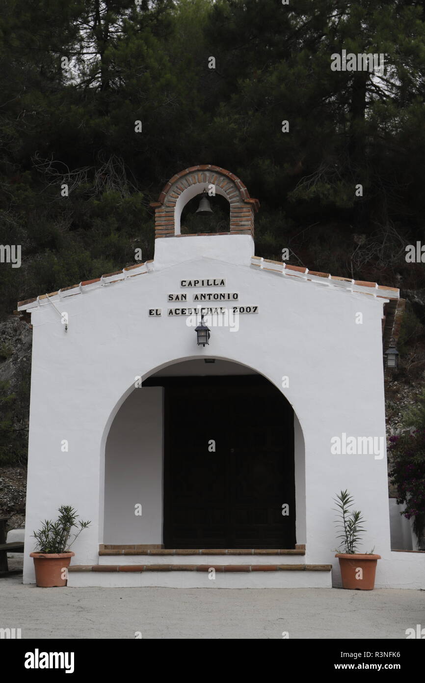 El Acebuchal, a hidden mountain village in Andalucia, Spain Stock Photo