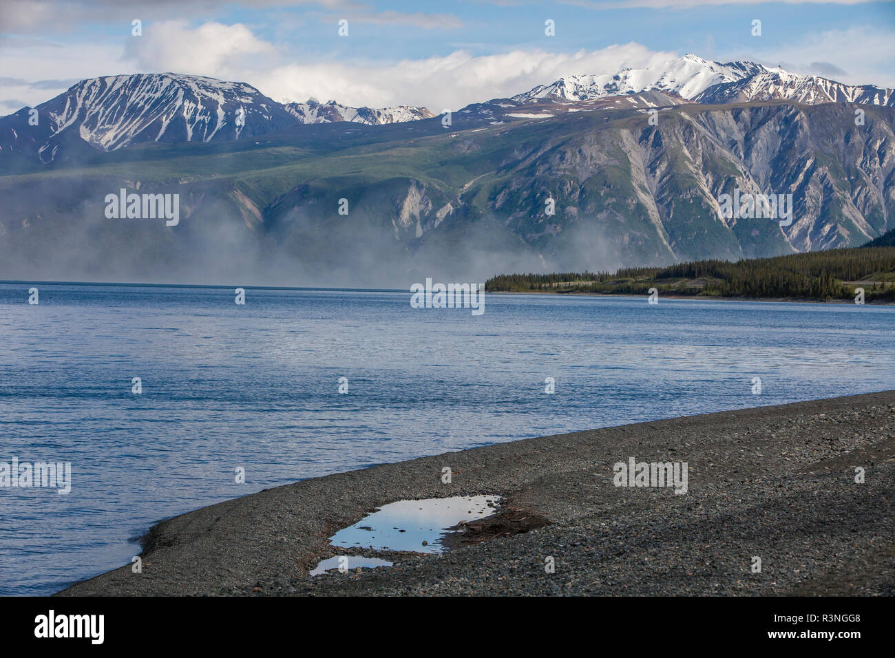 Canada, Yukon Territory, Destruction Bay, Kluane National Park and