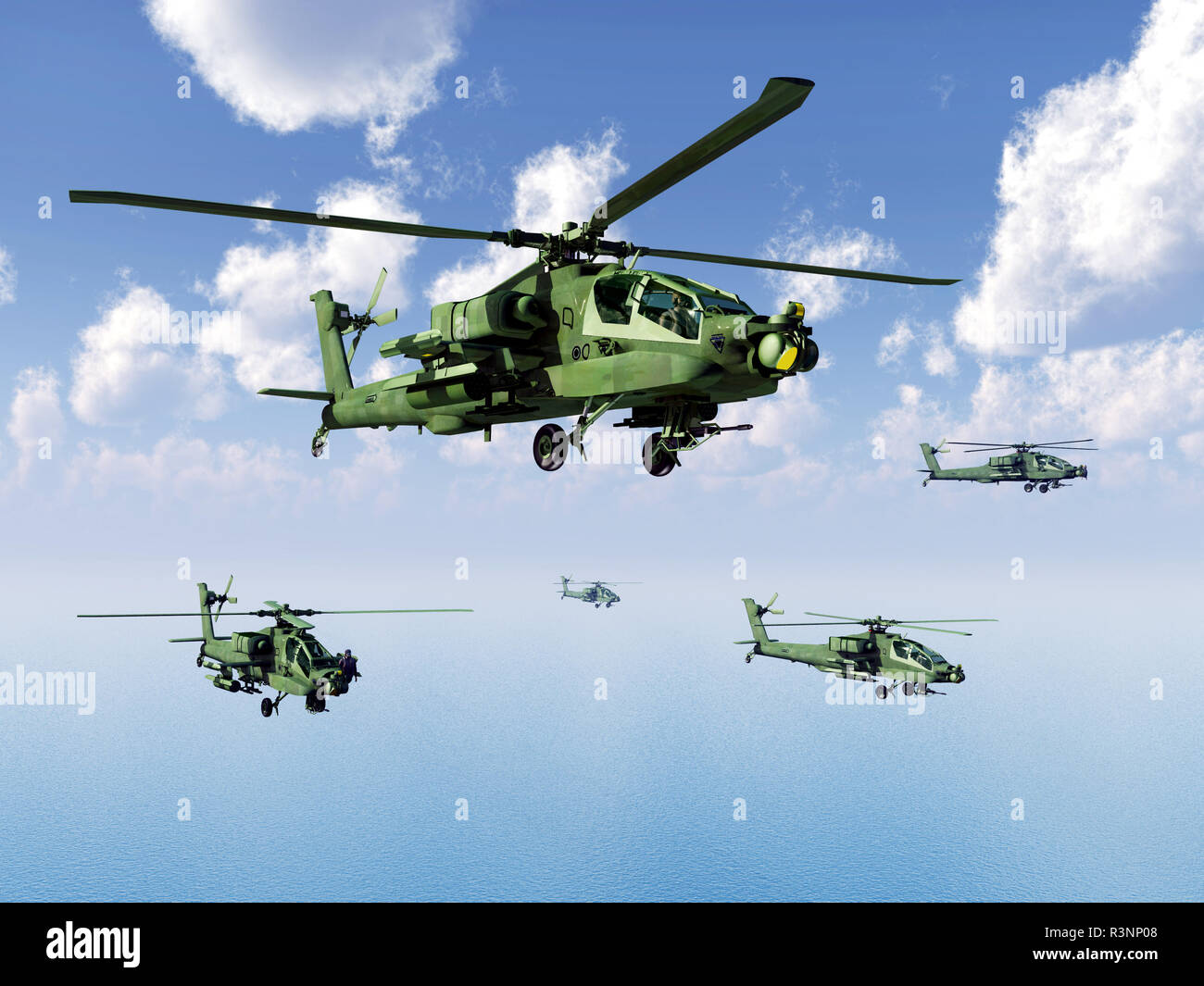 Apache war illustration hi-res stock photography and images - Alamy