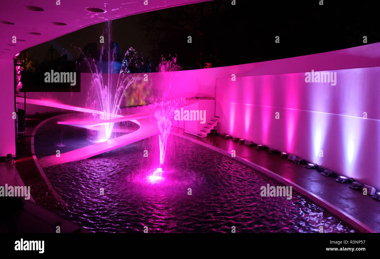 Christmas Lights at ZSL London Stock Photo Alamy