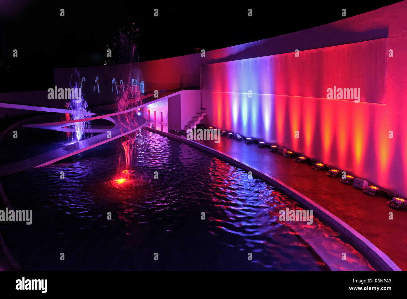 Christmas Lights at ZSL London Stock Photo Alamy