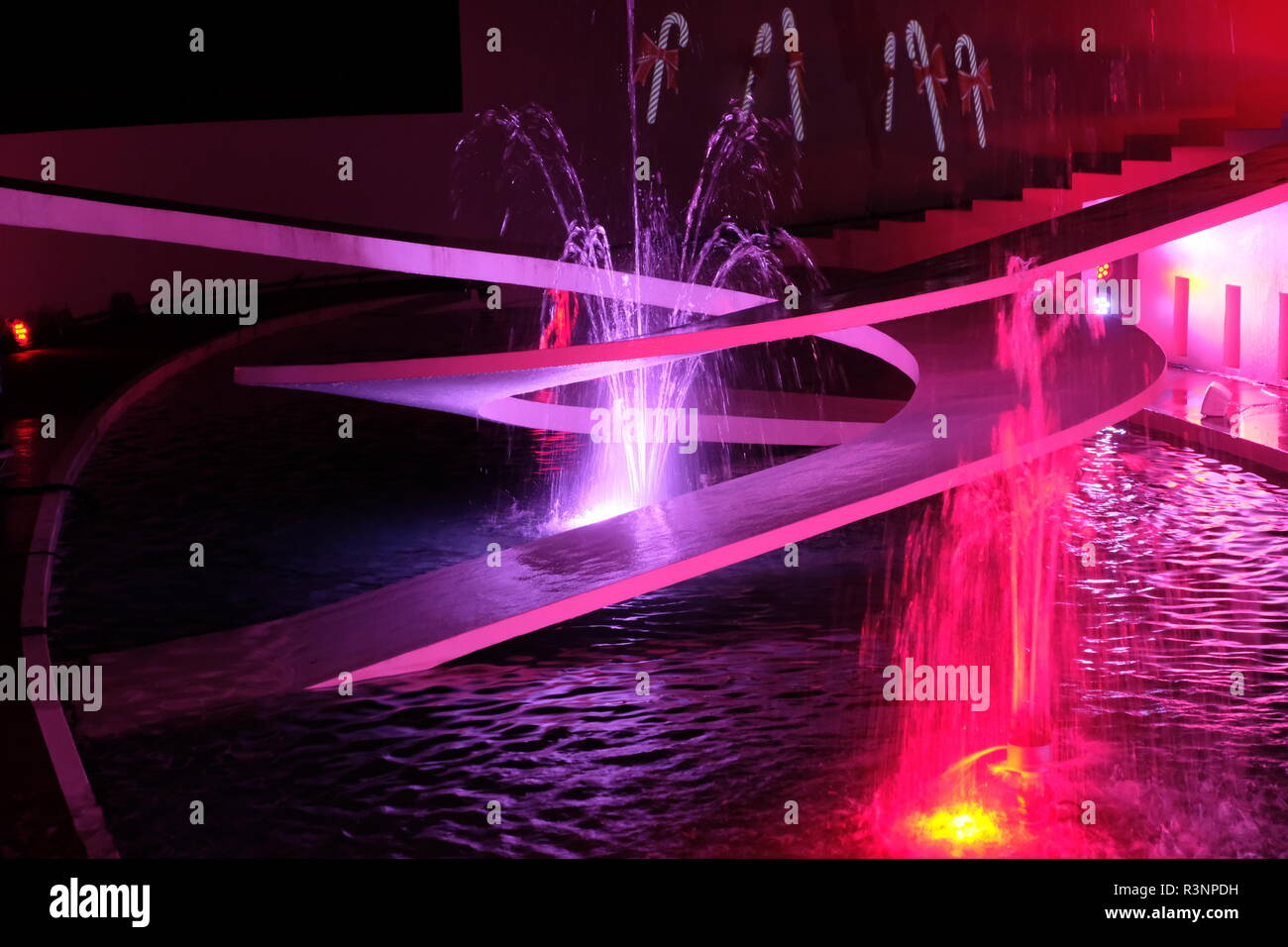 Christmas Lights at ZSL London Stock Photo Alamy