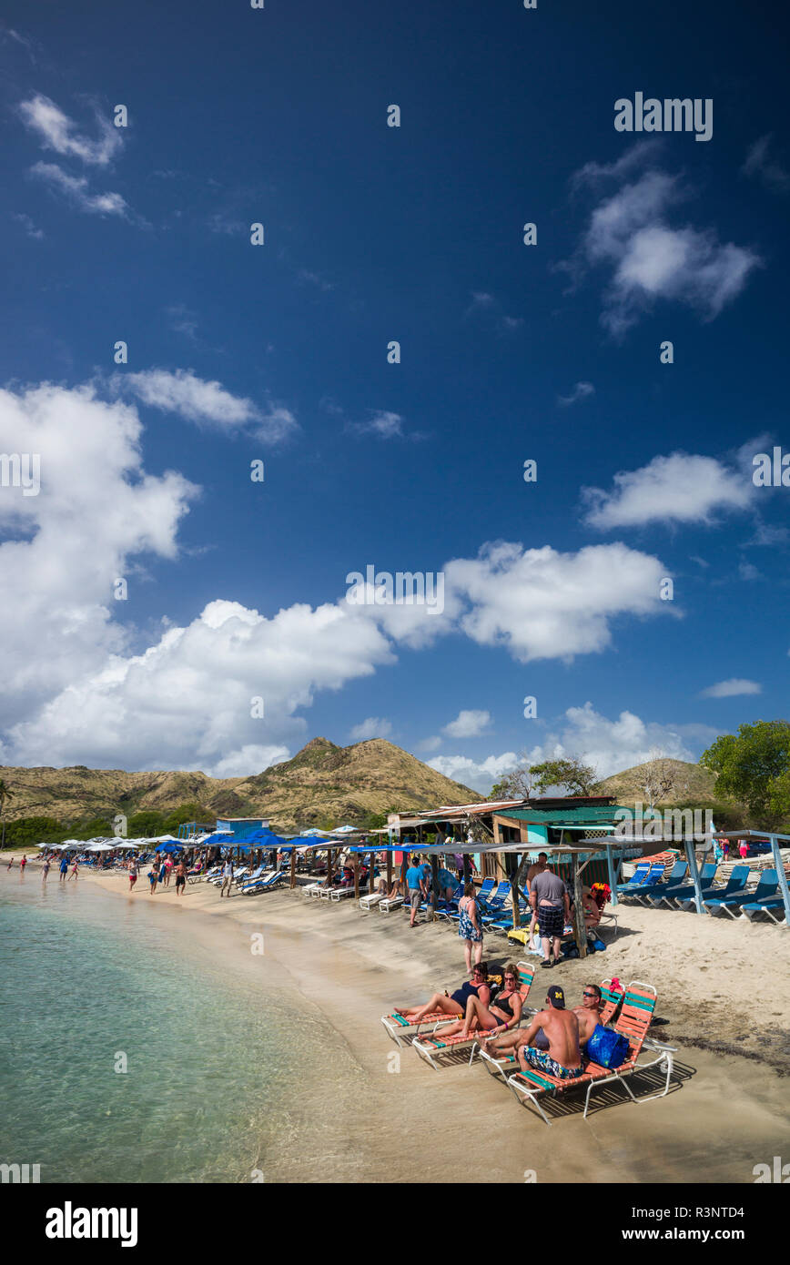 St. Kitts and Nevis, St. Kitts. South Peninsula, Cockleshell Bay, beach view Stock Photo