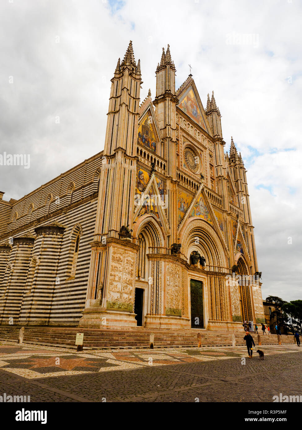 Orvieto Cathedral - Umbria, Italy Stock Photo