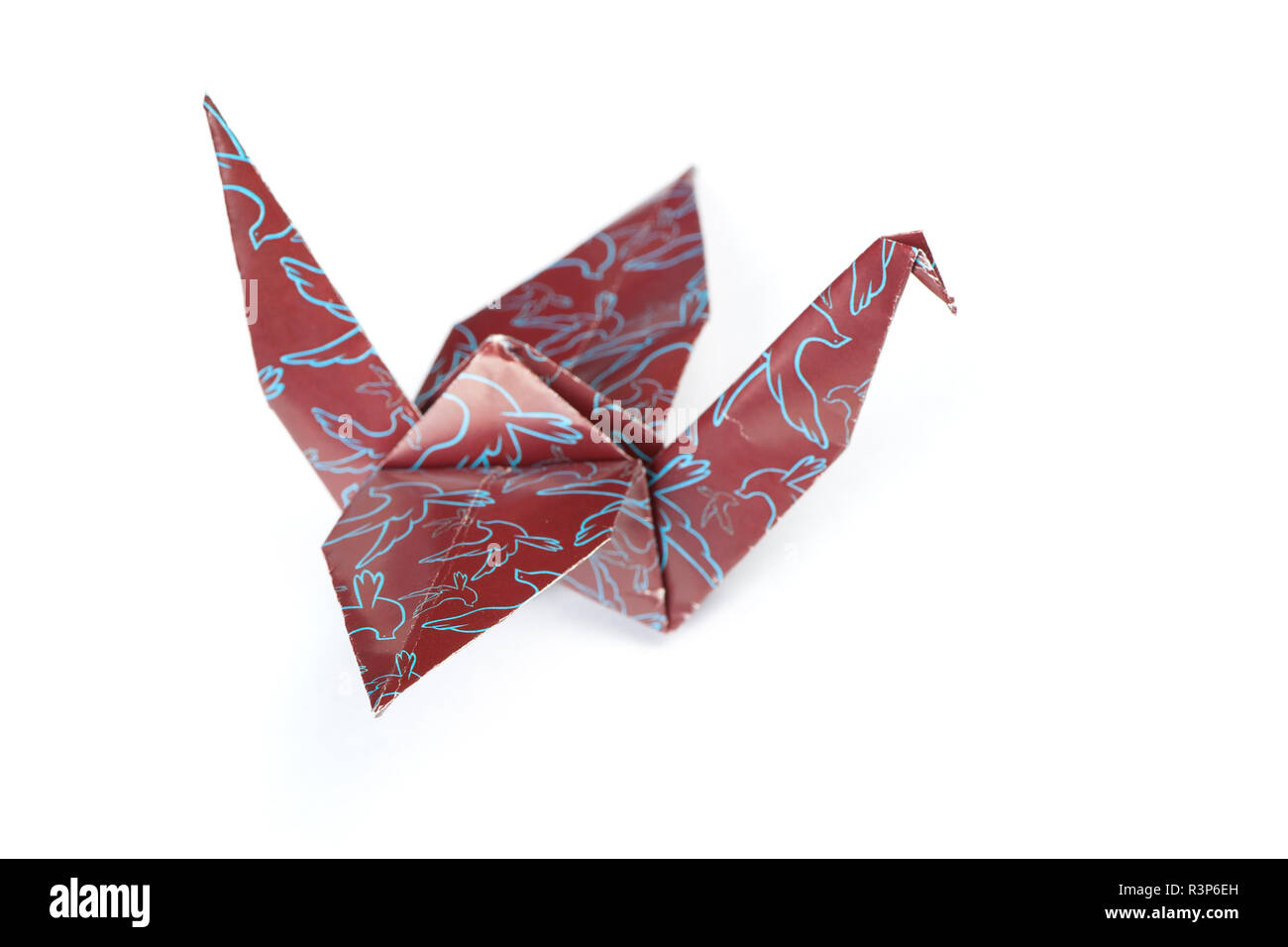 Origami swan red hi-res stock photography and images - Alamy