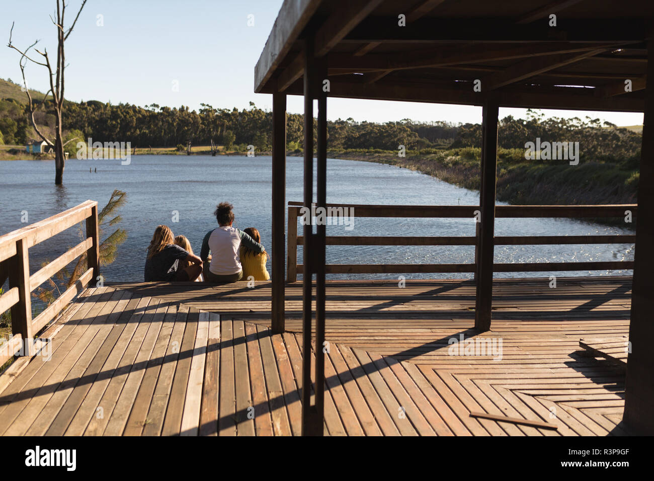 Female sitting on cabin hi-res stock photography and images - Alamy