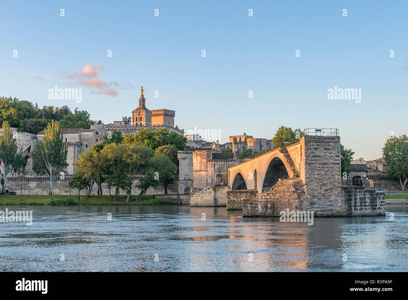 Avignon Bridge, Avignon, Provence, France Stock Photo