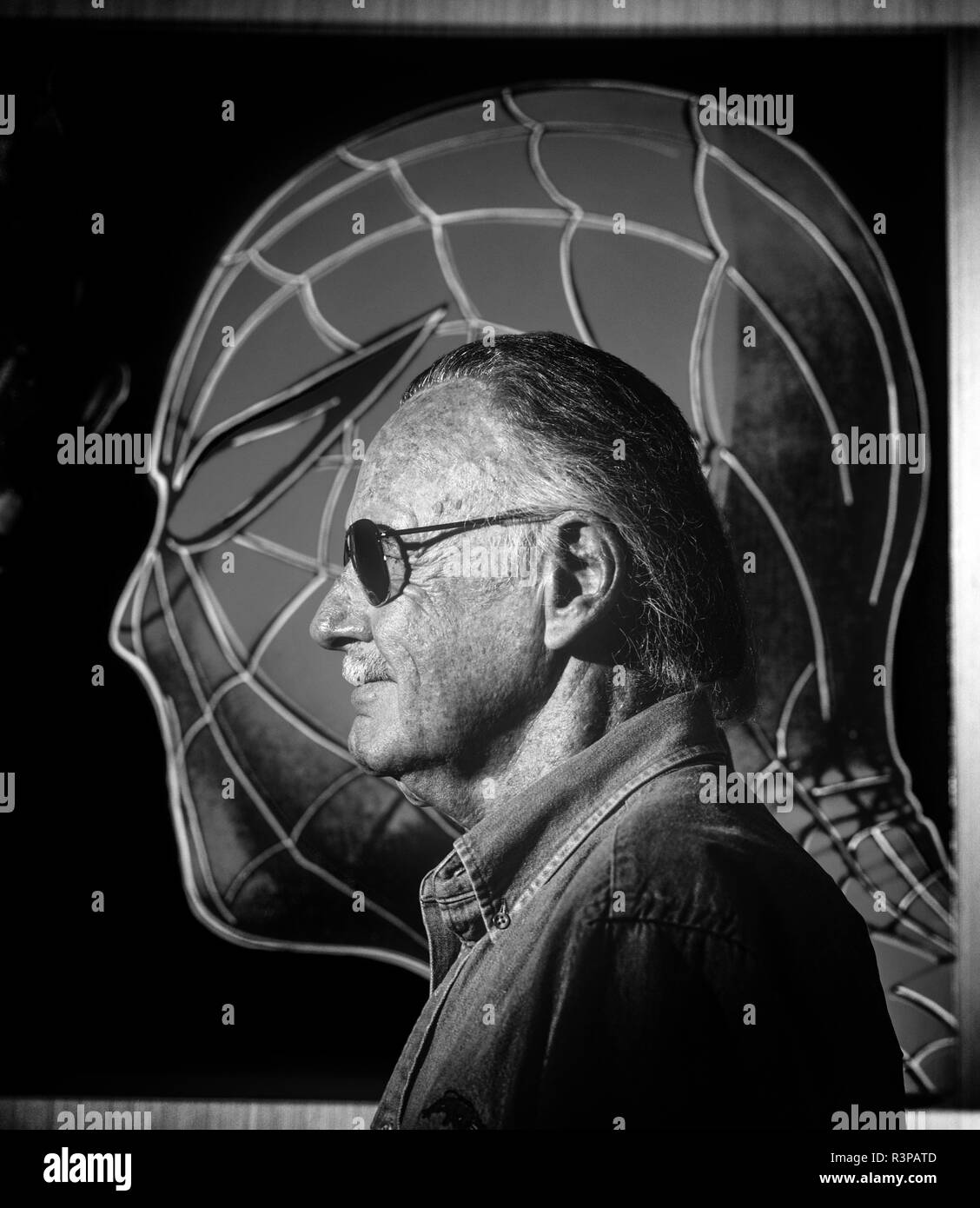 LOS ANGELES, CA - JUNE 6: Comic book illustrator and creator Stan Lee in Los Angeles, California on June 6, 1996. Stock Photo