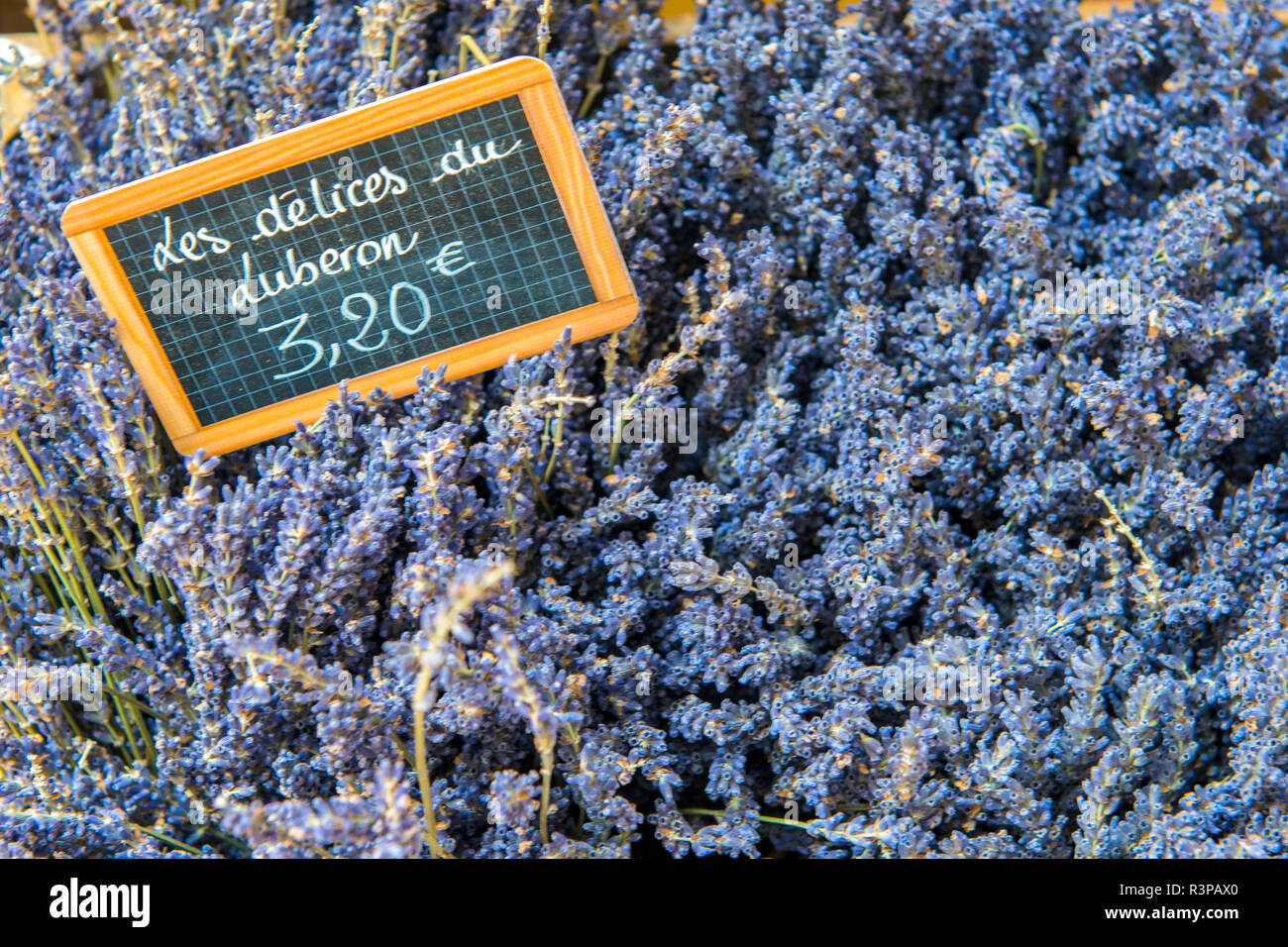 Lavender for sale, Avignon, France, Europe Stock Photo
