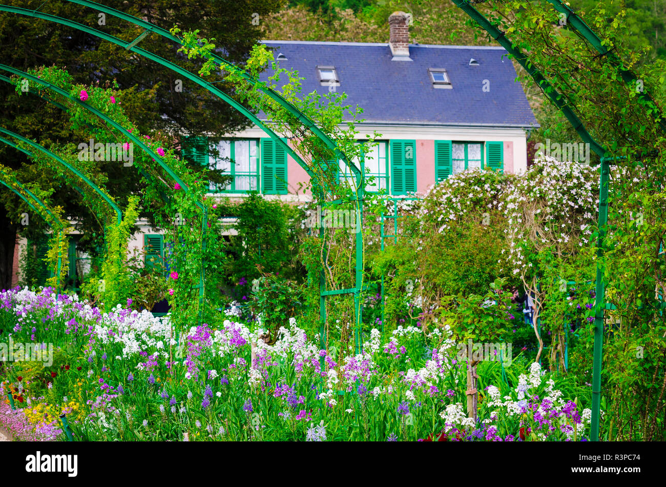 Claude Monet house and gardens, Giverny, France Stock Photo - Alamy