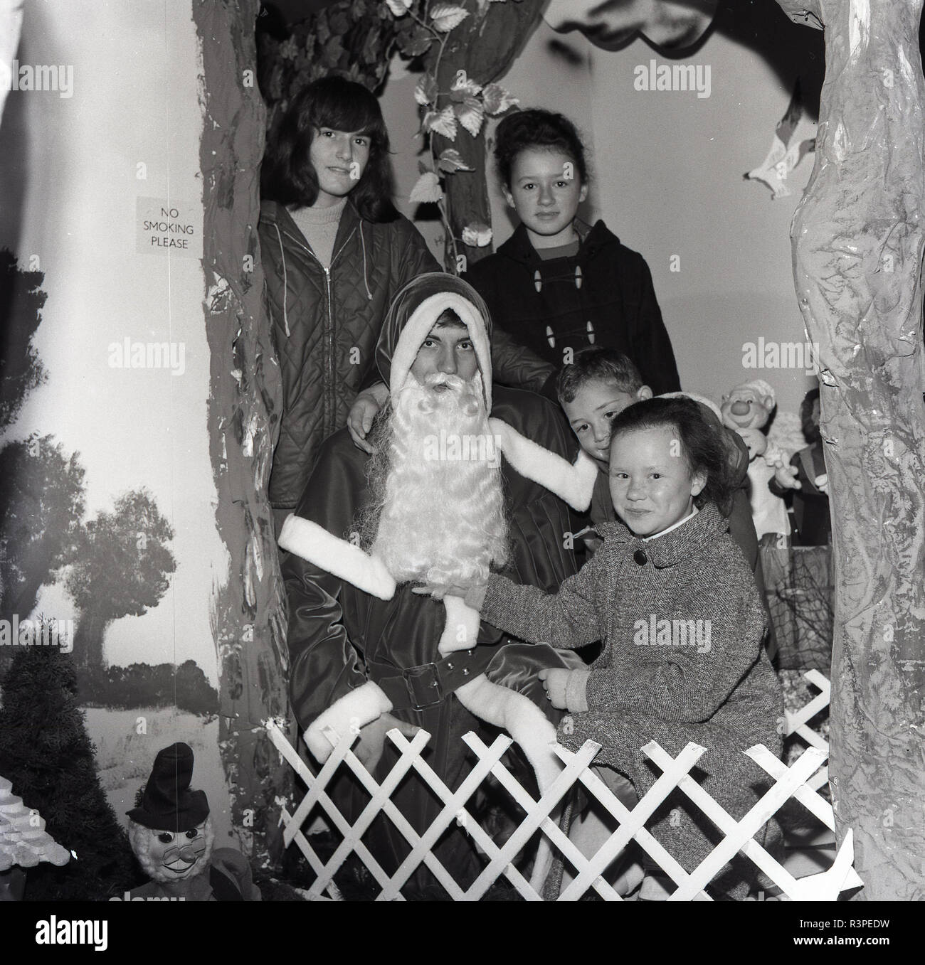 Father christmas grotto 1960s hires stock photography and images Alamy