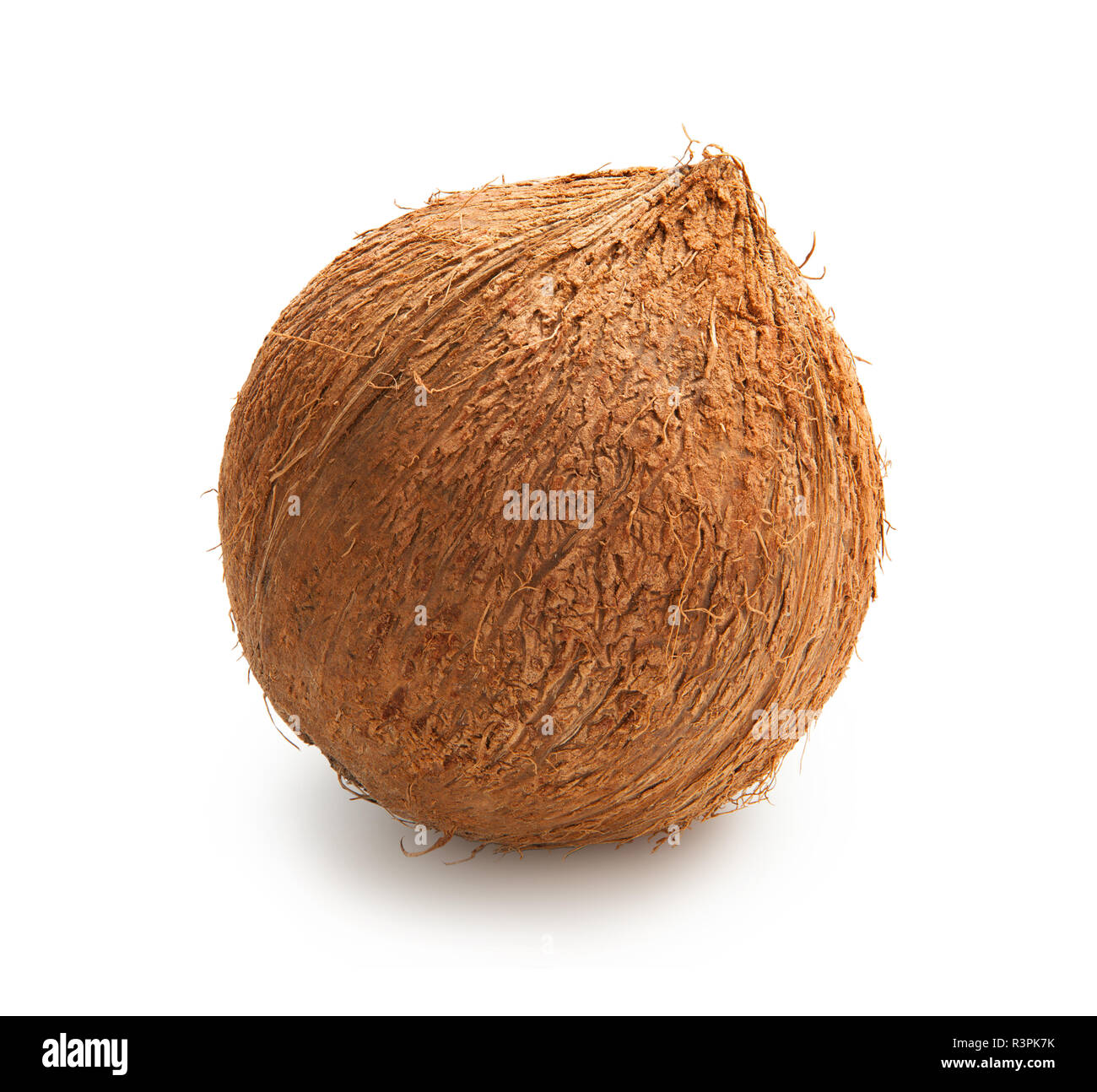 Coconut. Ripe coconut isolated on white background Stock Photo Alamy