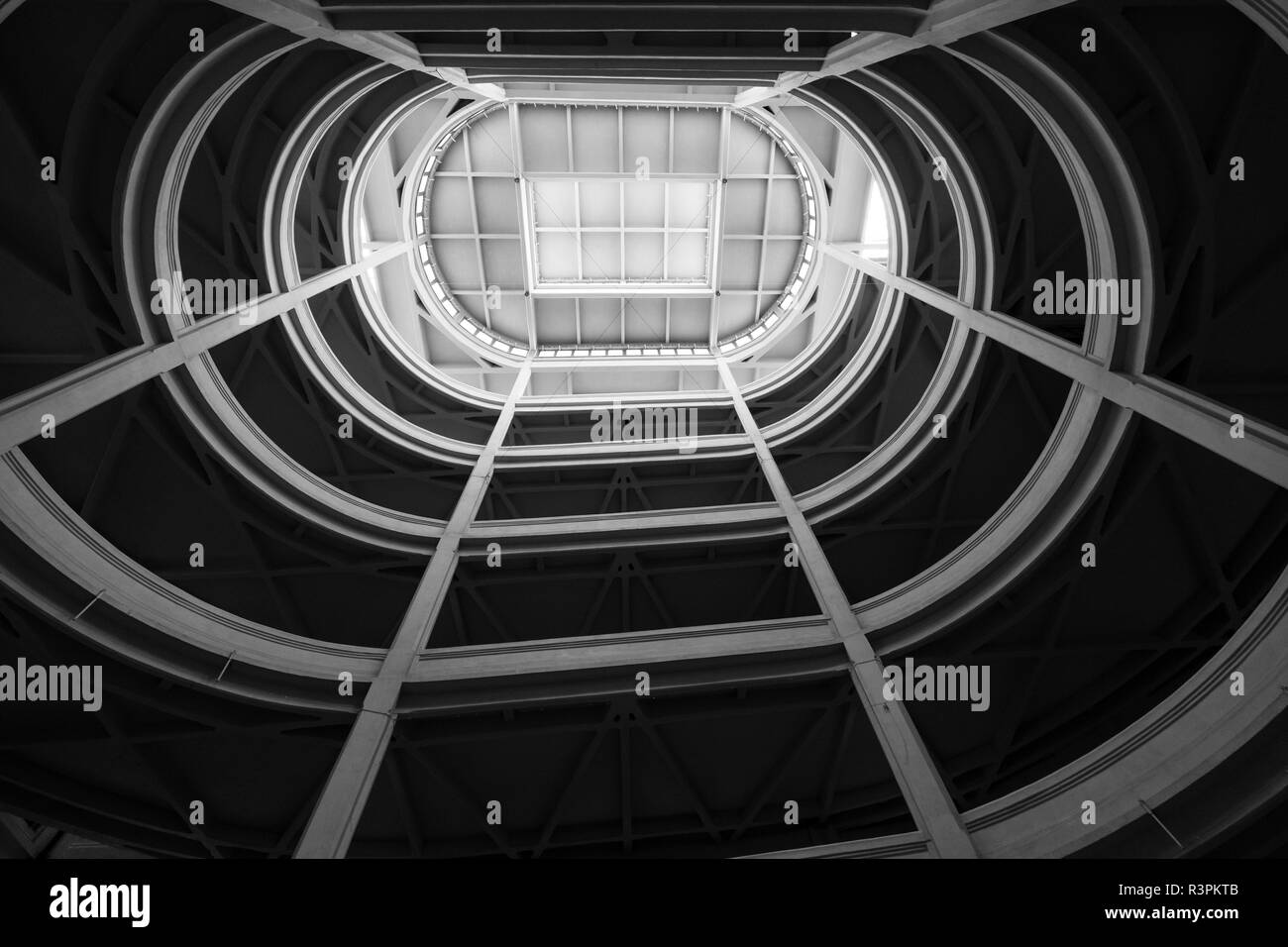 Space Ramps Italy Spiral ramp leading to the rooftop test track at the old Fiat factory ...