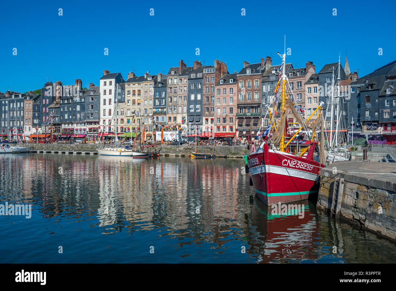 Avant Port, Honfleur, Normandy, France Stock Photo - Alamy