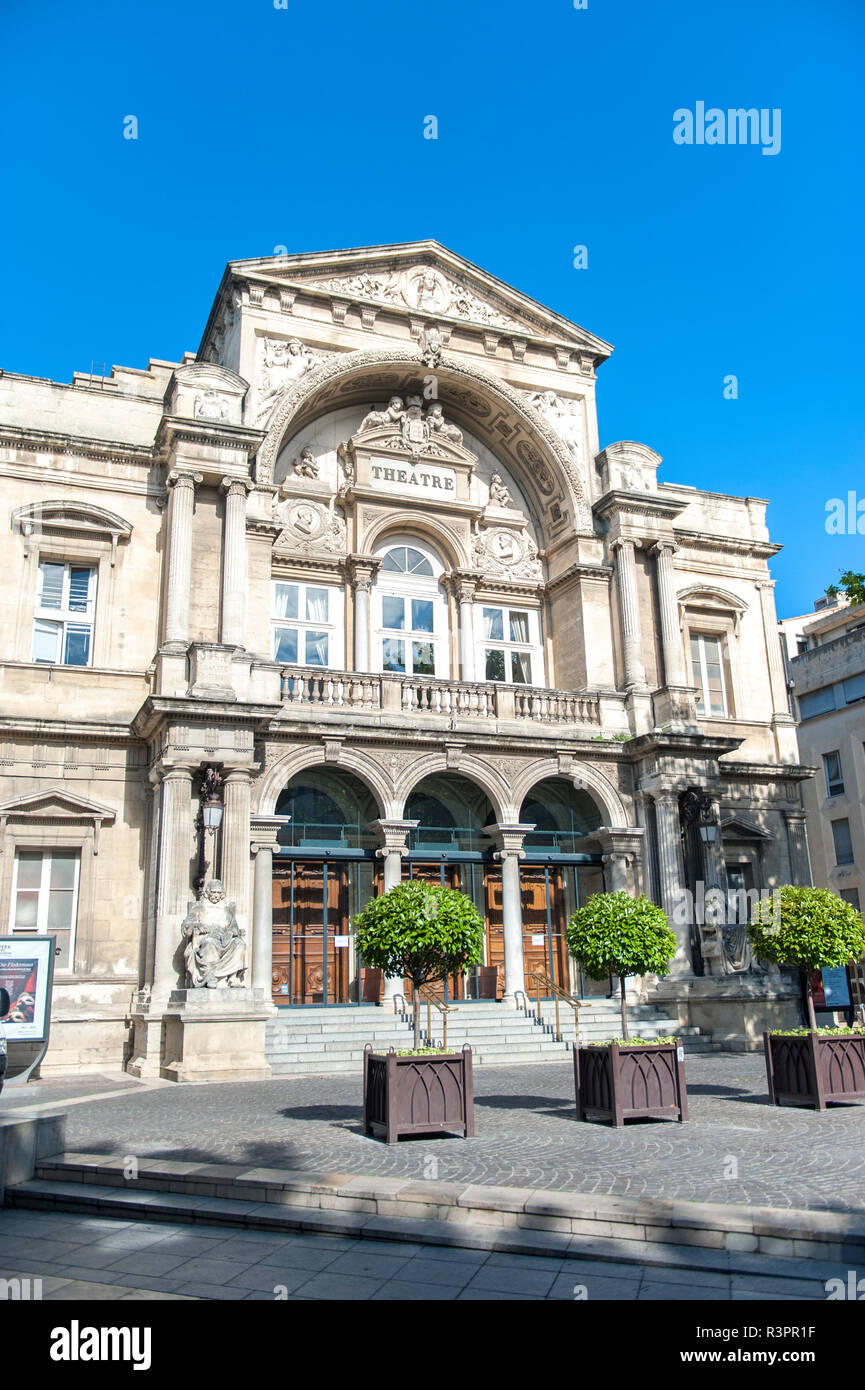 Opera Theater, Avignon, Provence, France Stock Photo