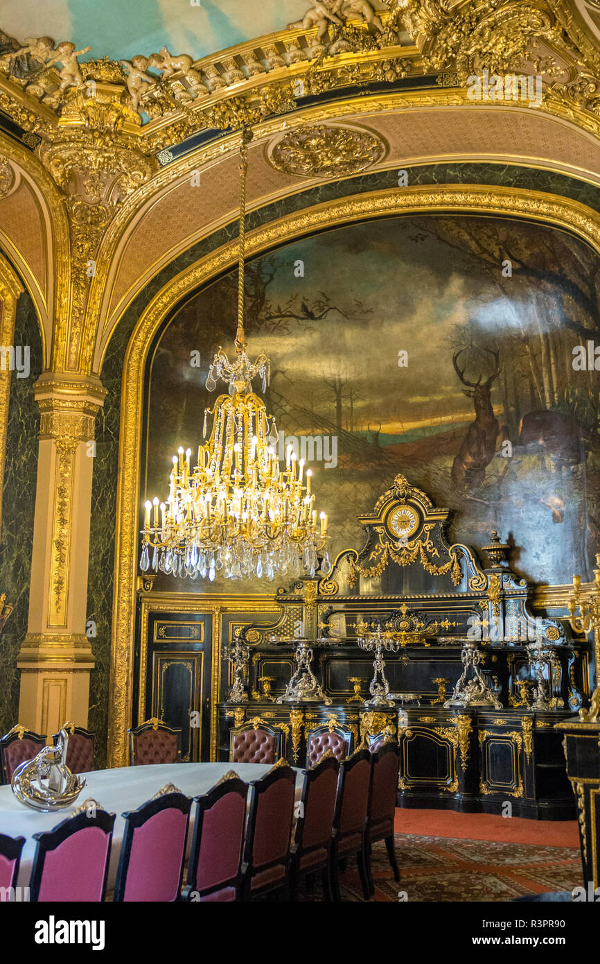 Napoleon's apartments, Louvre, Paris, France Stock Photo Alamy