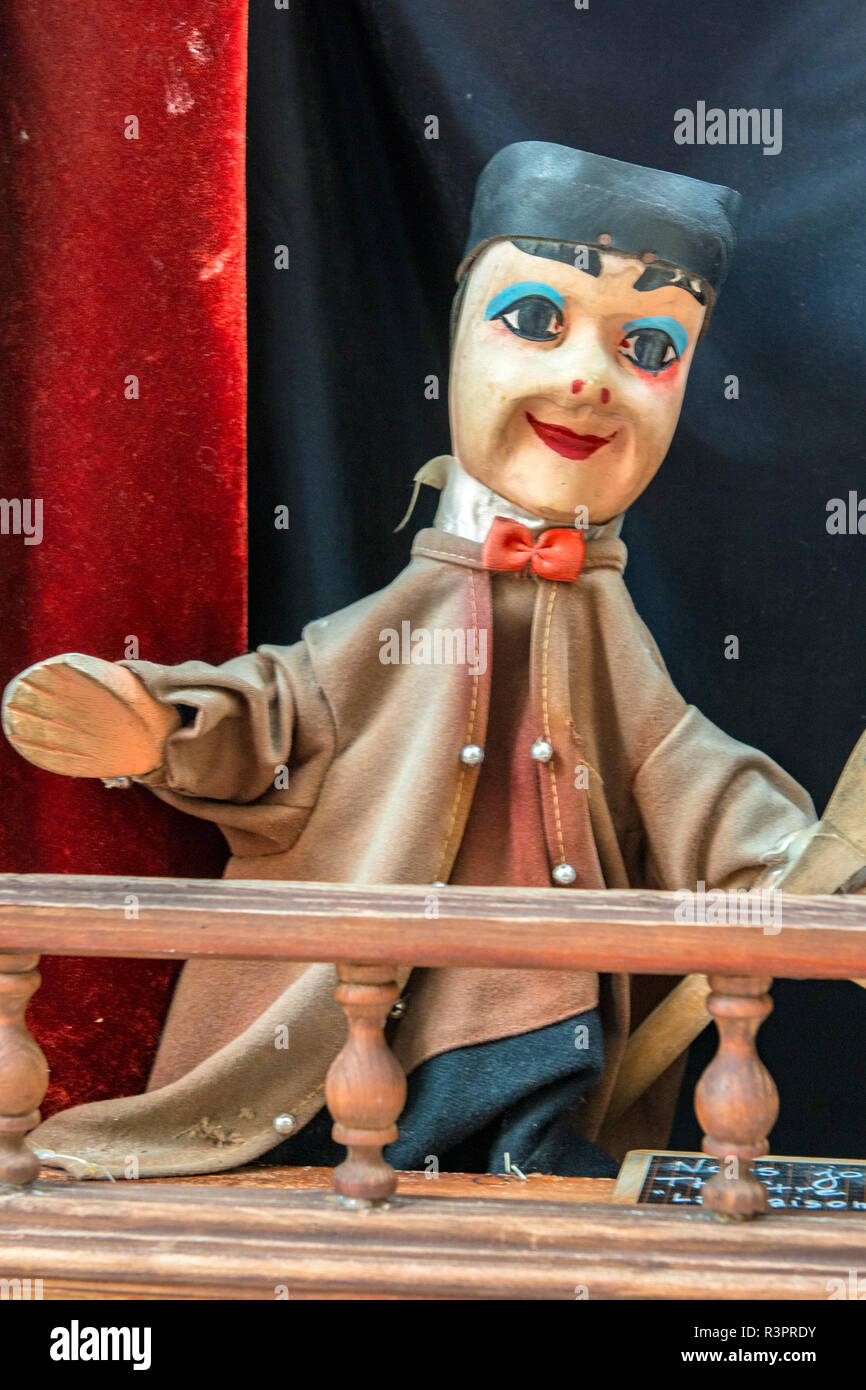 Puppet, Old Town, Lyon, France Stock Photo