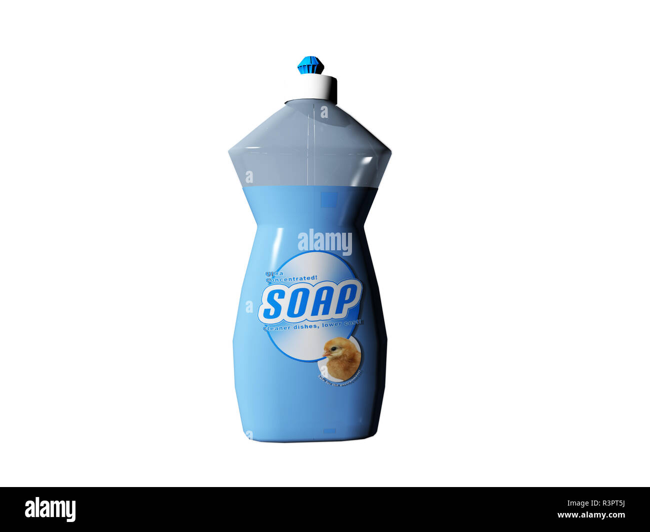 optional detergent bottle Stock Photo