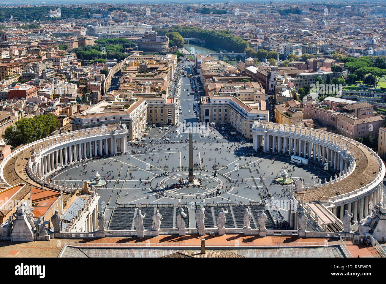 Vatican City, Italy, St. Peter's Square Stock Photo