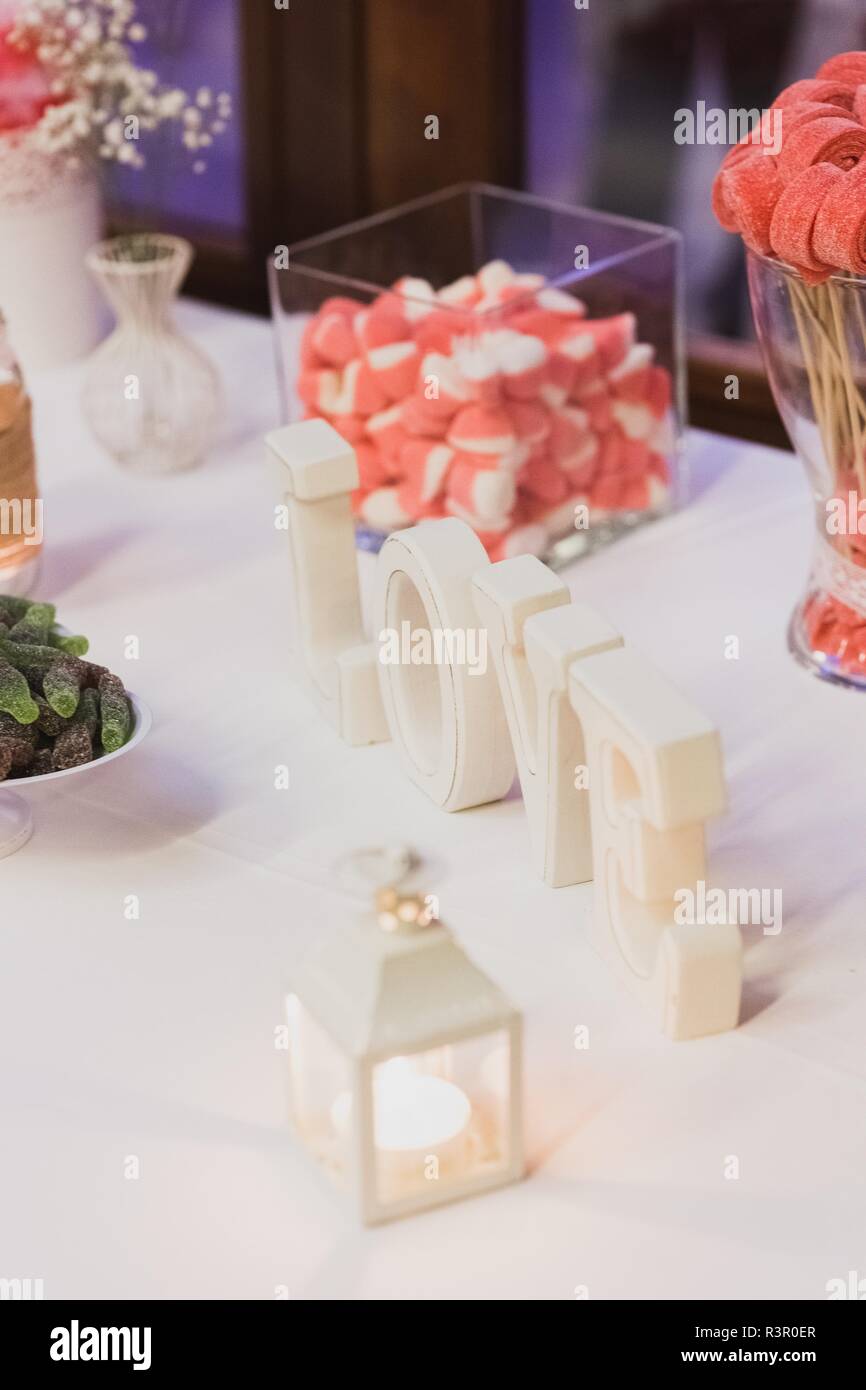 Wooden letters forming the word love Stock Photo - Alamy