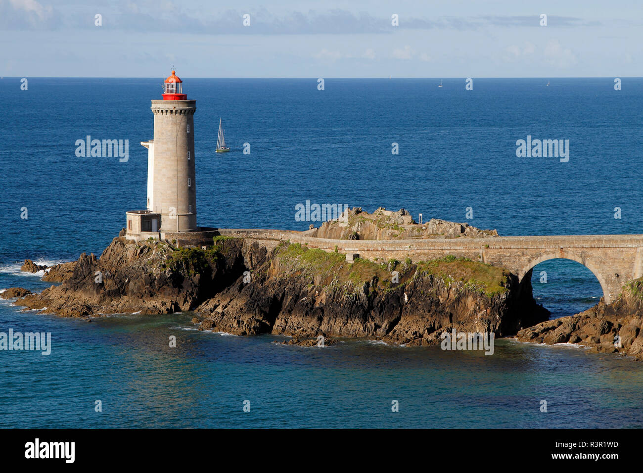 Petit Minou Lighthouse in Plouzane, Brittany, France Stock Photo - Alamy