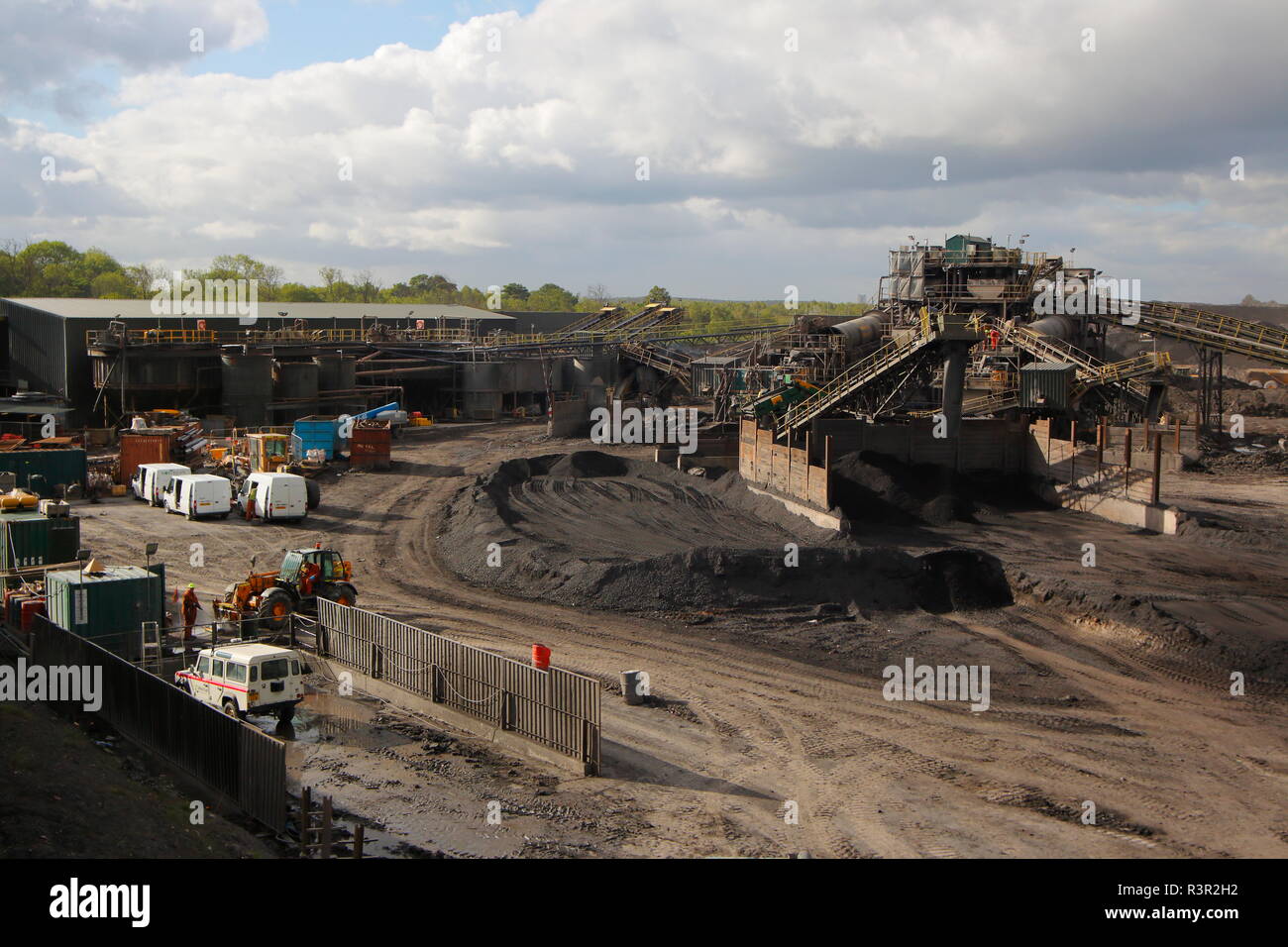 Recycoal Coal Recycling Plant in Rossington,Doncaster which has now