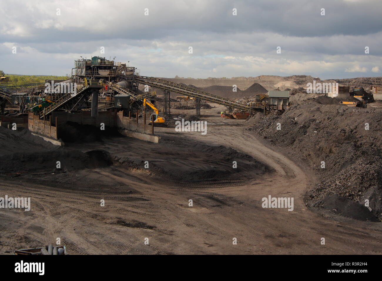 Recycoal Coal Recycling Plant in Rossington,Doncaster which has now been demolished to make way