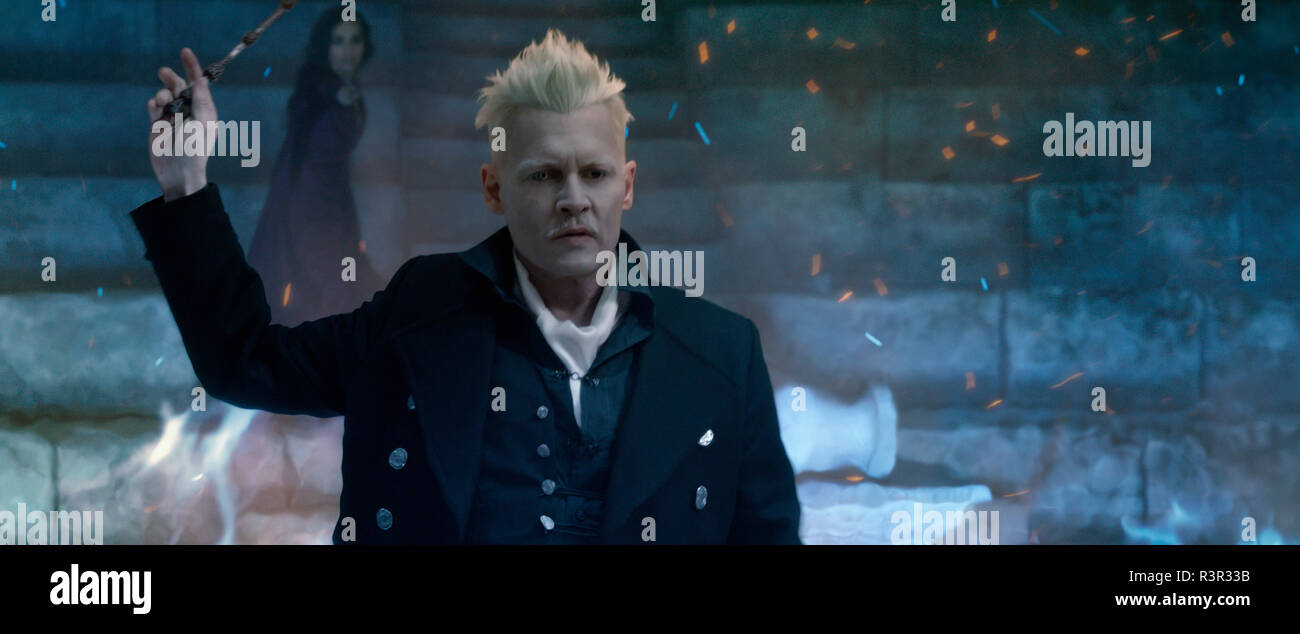The Crimes Of Grindelwald Johnny Depp Stock Photos The