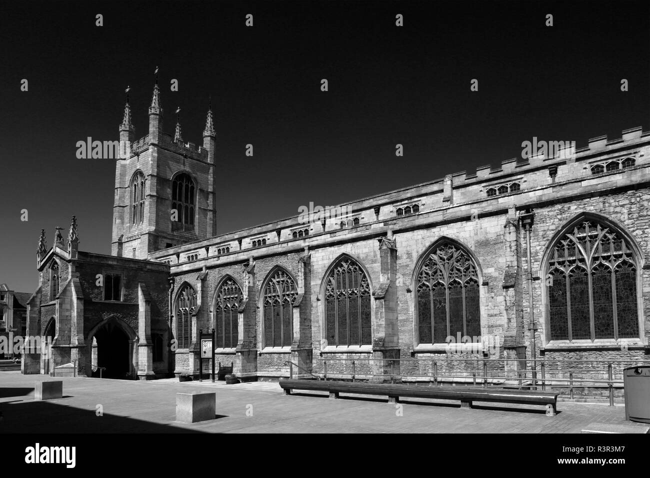 St Johns Church, Peterborough City centre, Cambridgeshire, England Stock Photo