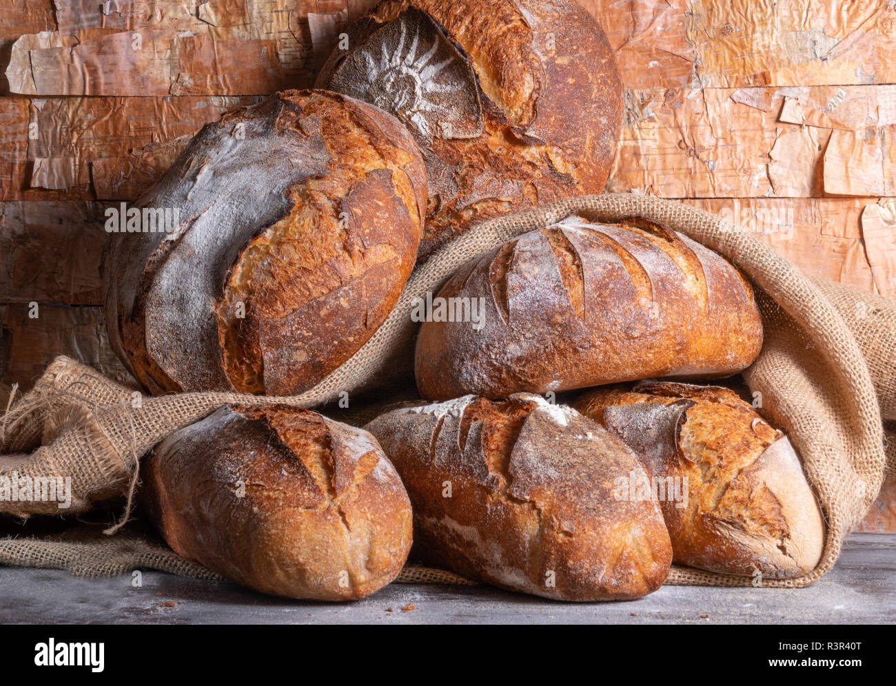 Tartine Sourdough Country Bread Stock Photo Alamy