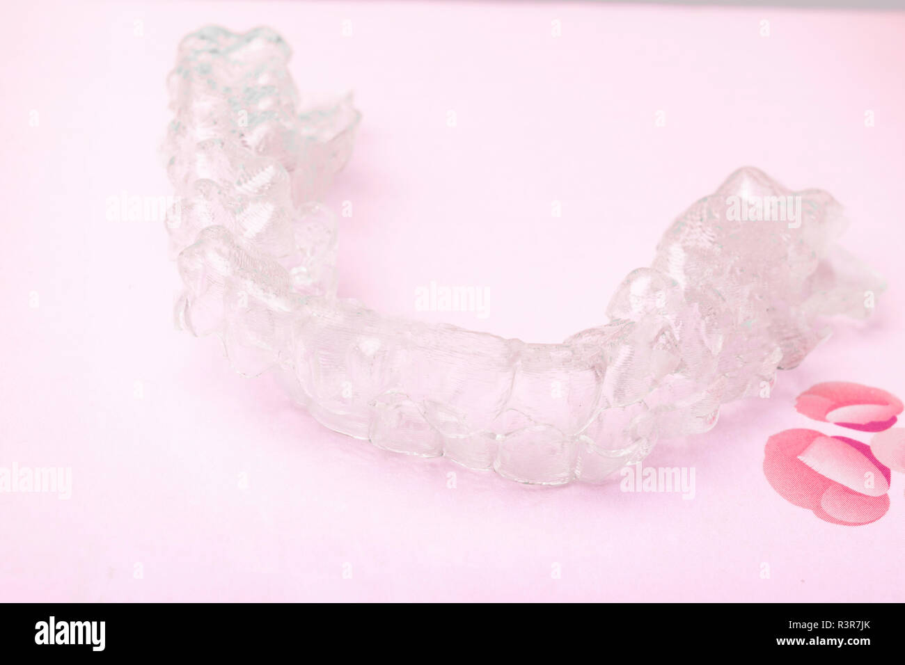 Invisible dental teeth brackets tooth aligners plastic braces dentistry