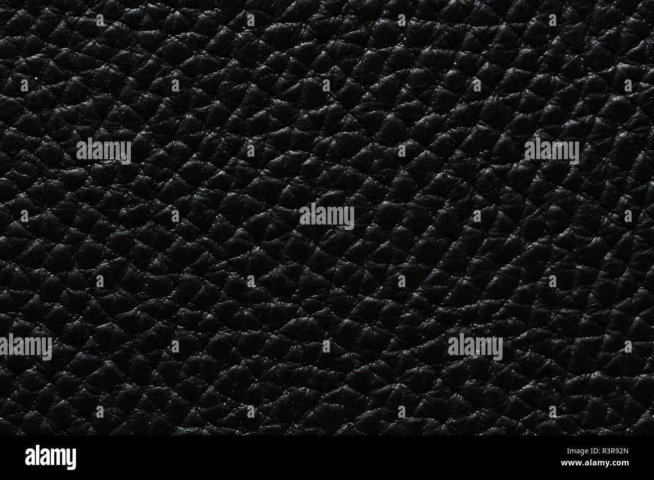 Contrast leather background in black colour. High quality leather