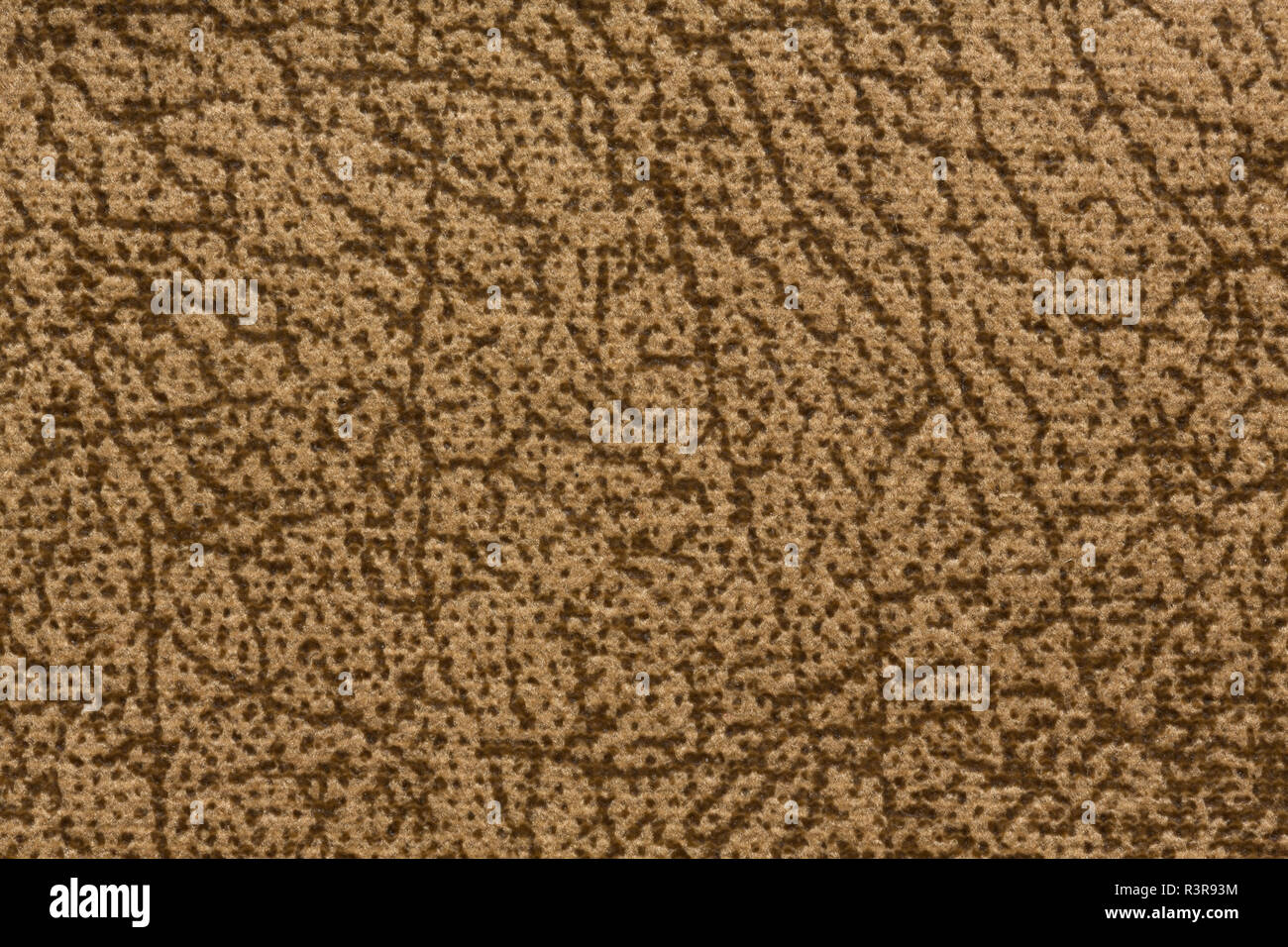 Extraordinary brown beige textile background with speckled surface. Stock Photo