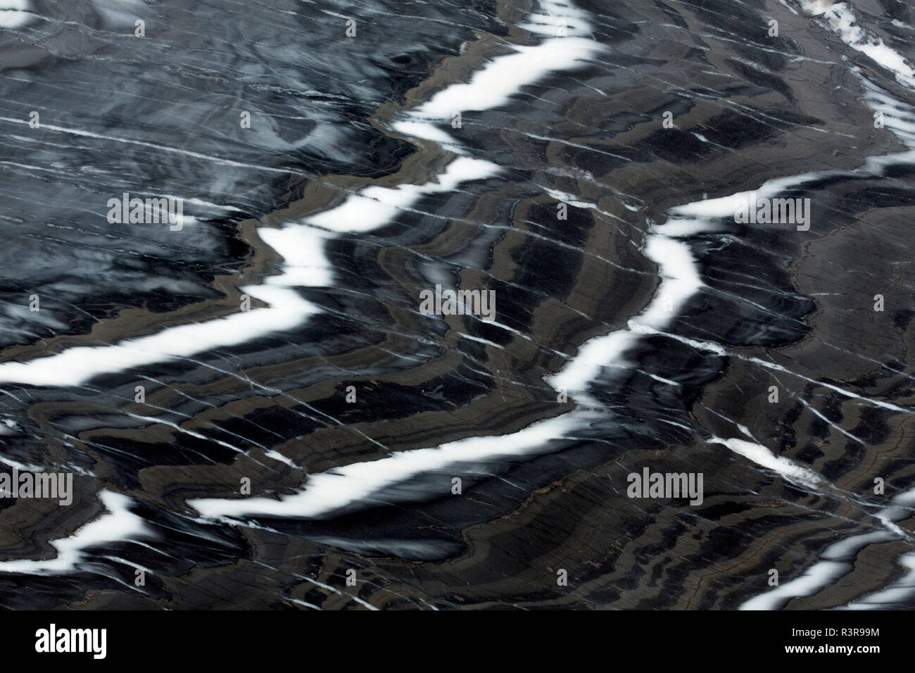Abstract natural marble black and white, black marble patterned texture ...