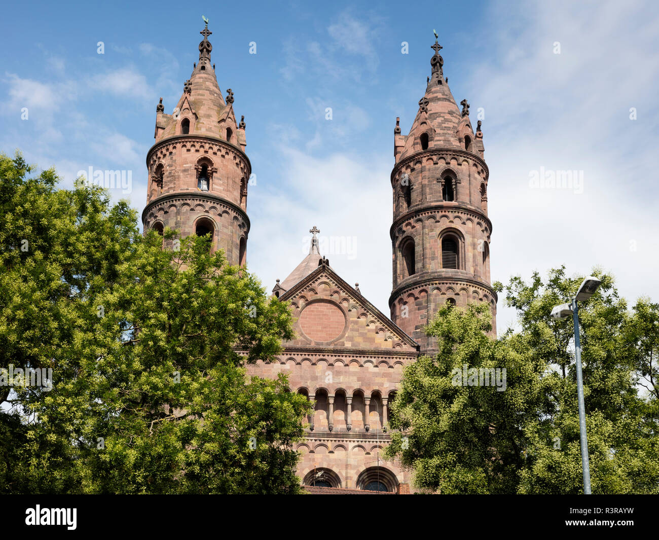 Germany, Rhineland-Palatinate, Worms, Cathedral of Saint Peter Stock Photo