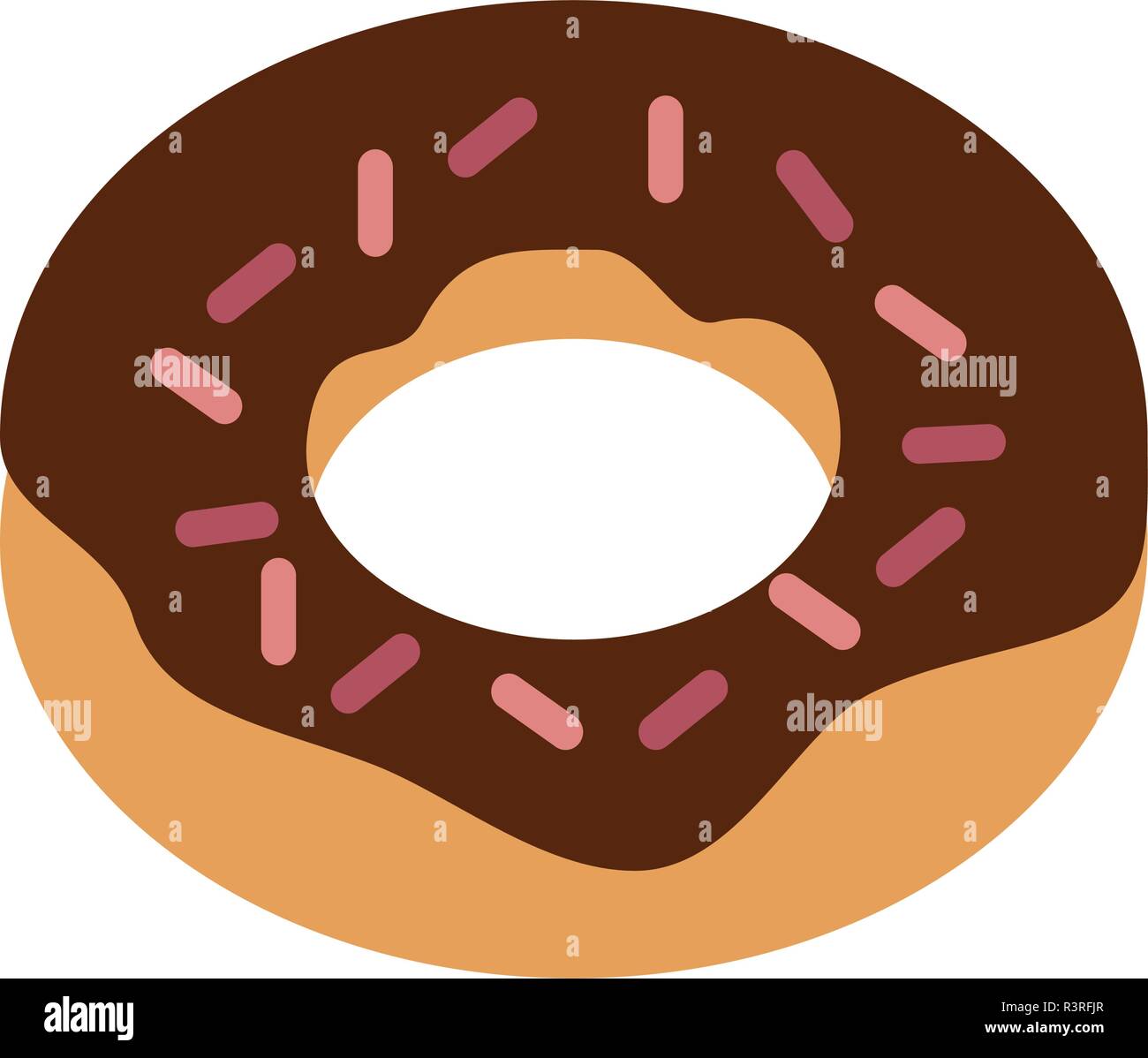 Donut dessert sweet food Stock Vector Image & Art - Alamy