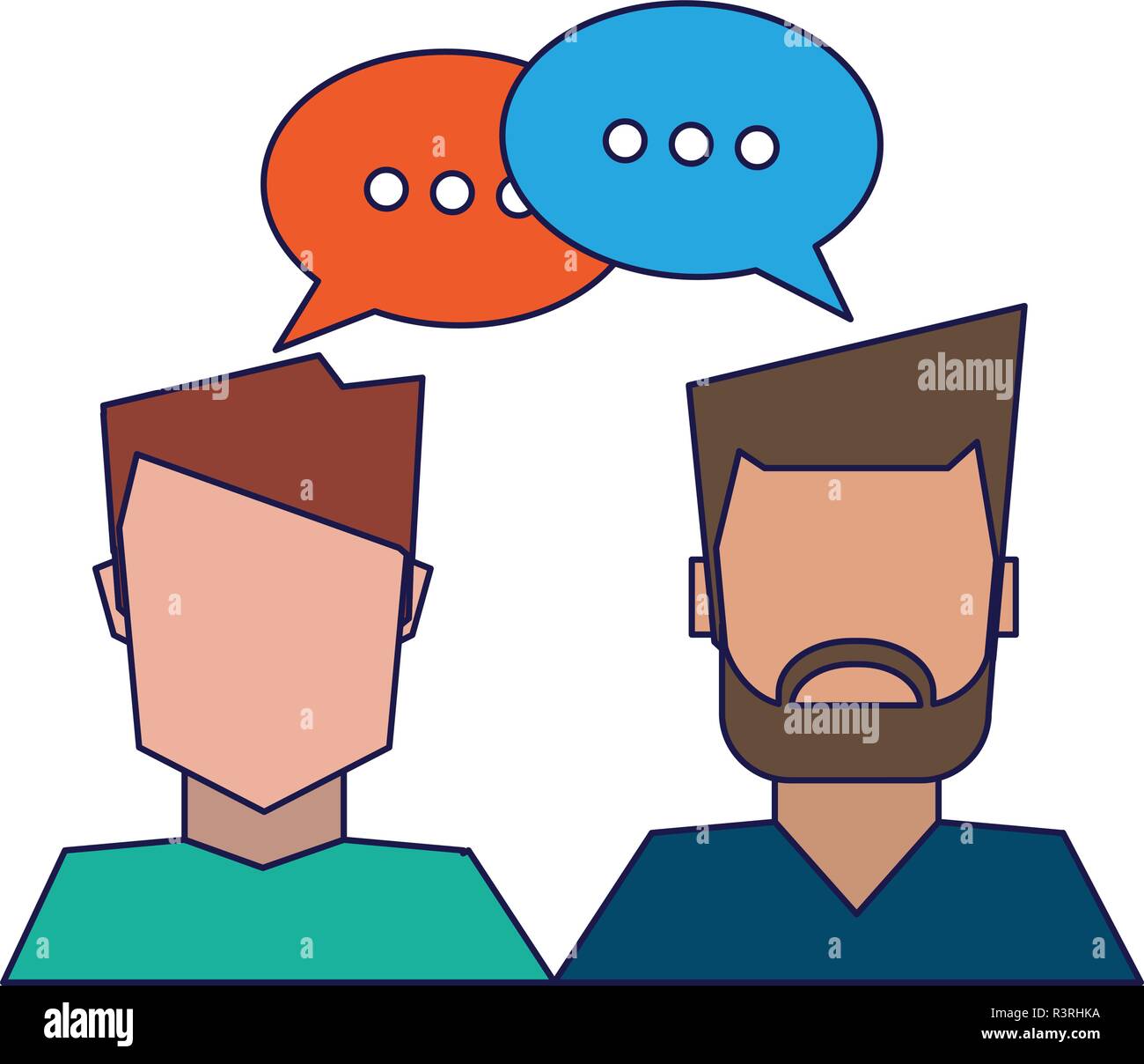 people talking avatar Stock Vector Image & Art - Alamy