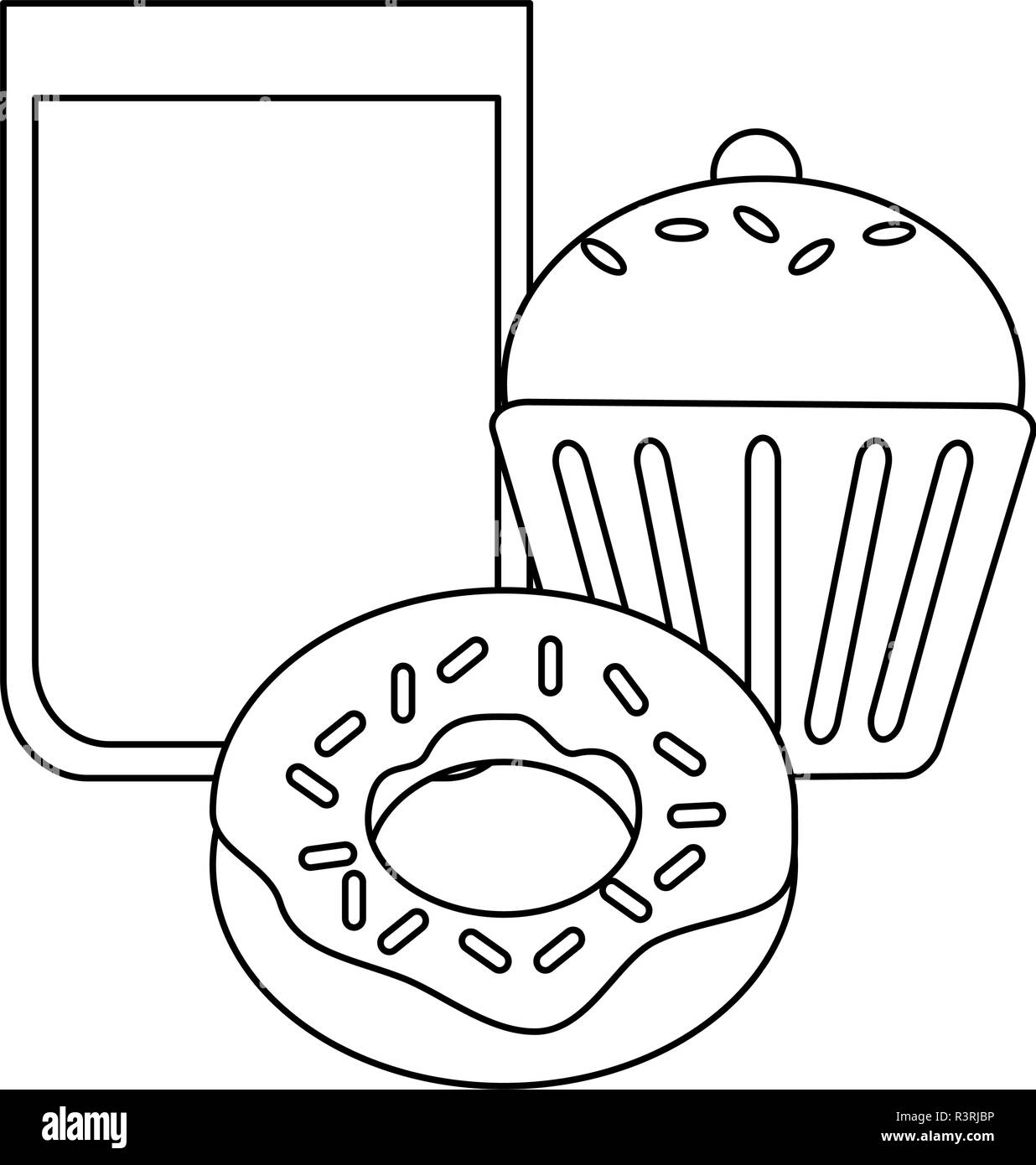 Donuts Black And White Stock Photos Images Alamy