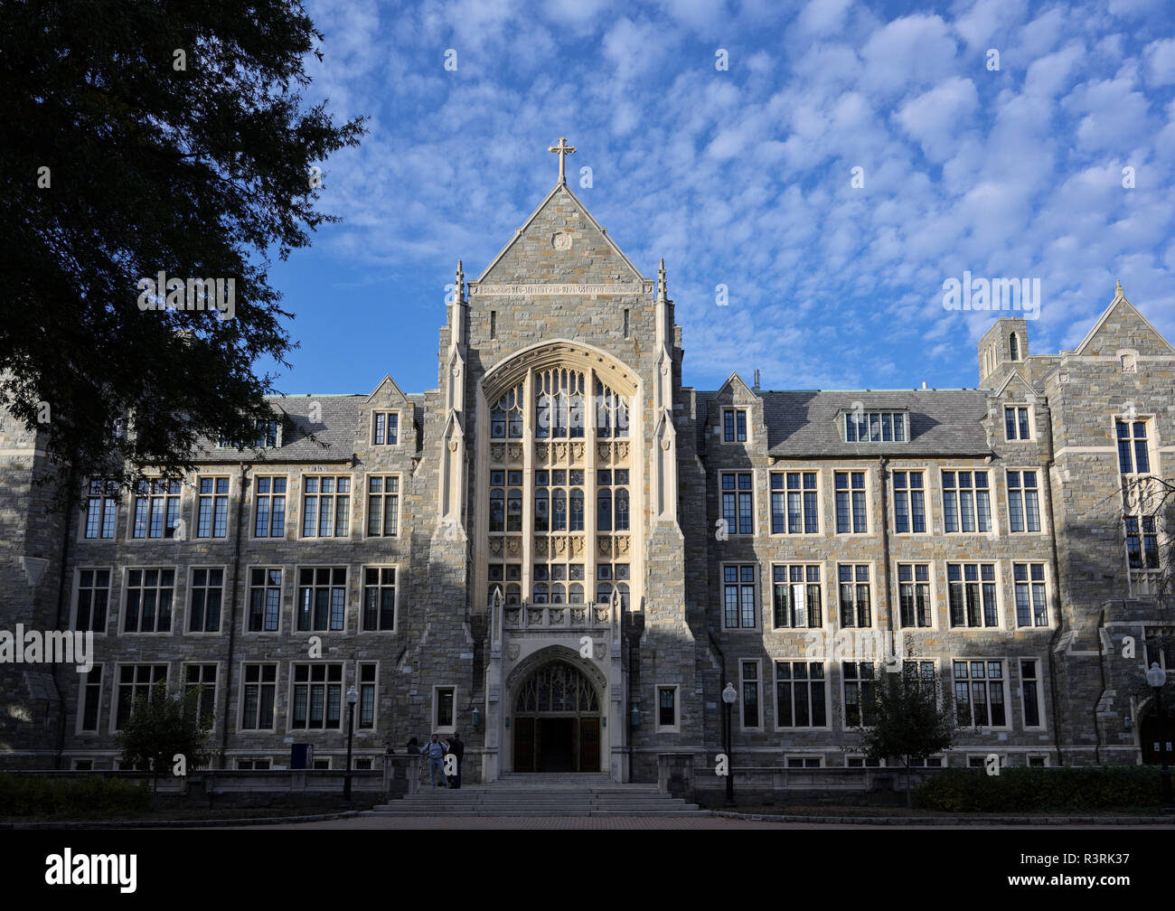 White Gravenor Hall, Georgetown University Stock Photo