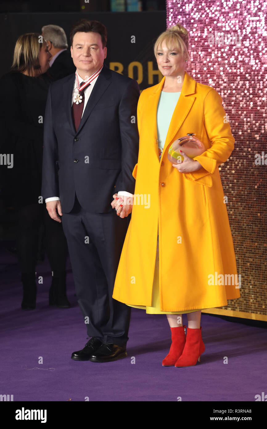 Bohemian Rhapsody World Premiere held at Wembley - Arrivals  Featuring: Mike Myers, Kelly Tisdale Where: London, United Kingdom When: 23 Oct 2018 Credit: Lia Toby/WENN.com Stock Photo
