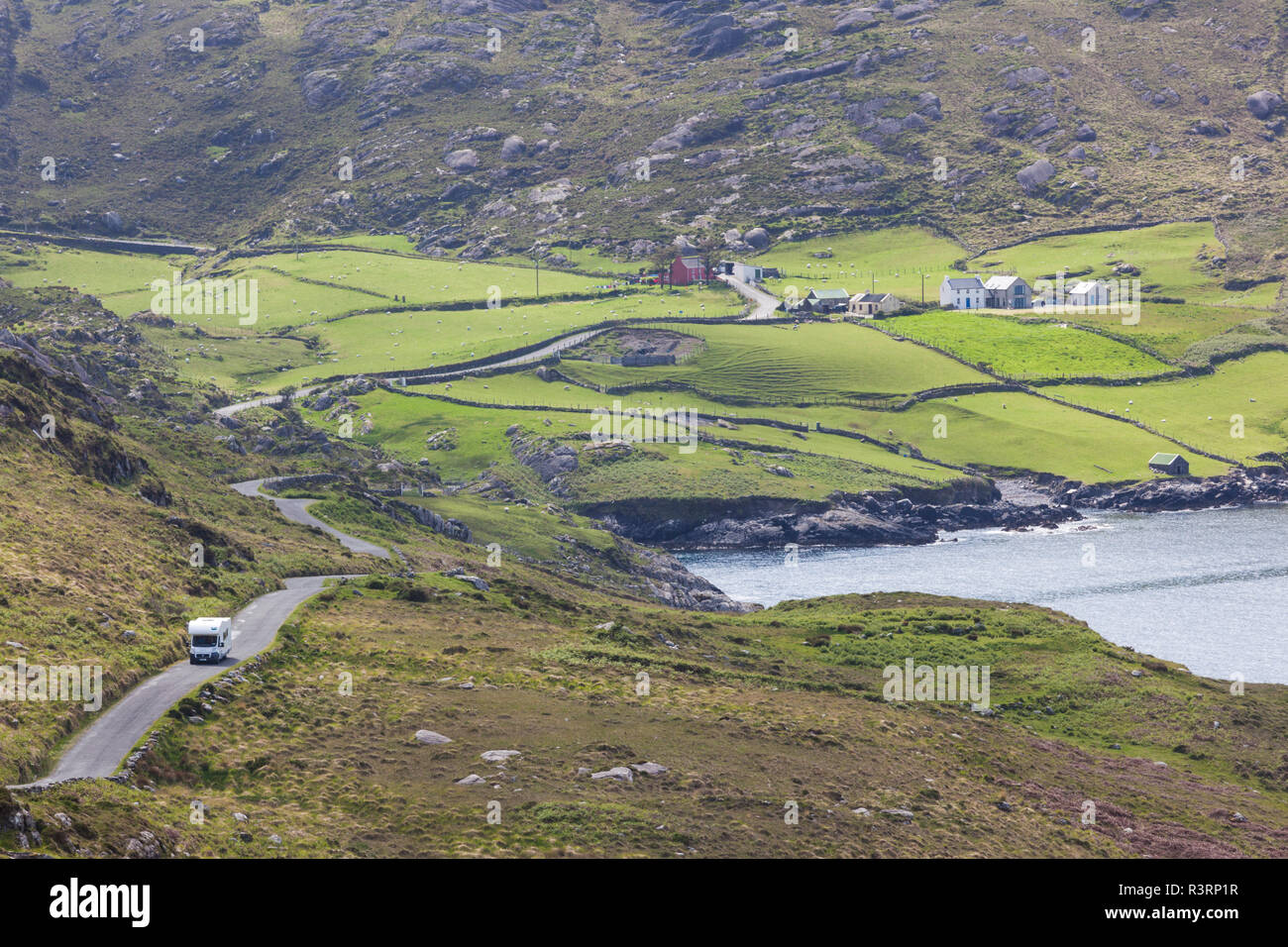 Ireland, County Cork, Beara Peninsula, Ring of Beara, Eyeries, coastal