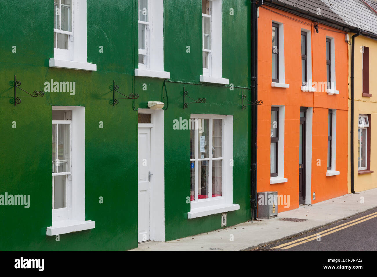 Ireland, County Cork, Beara Peninsula, Ring of Beara, Eyeries, colorful