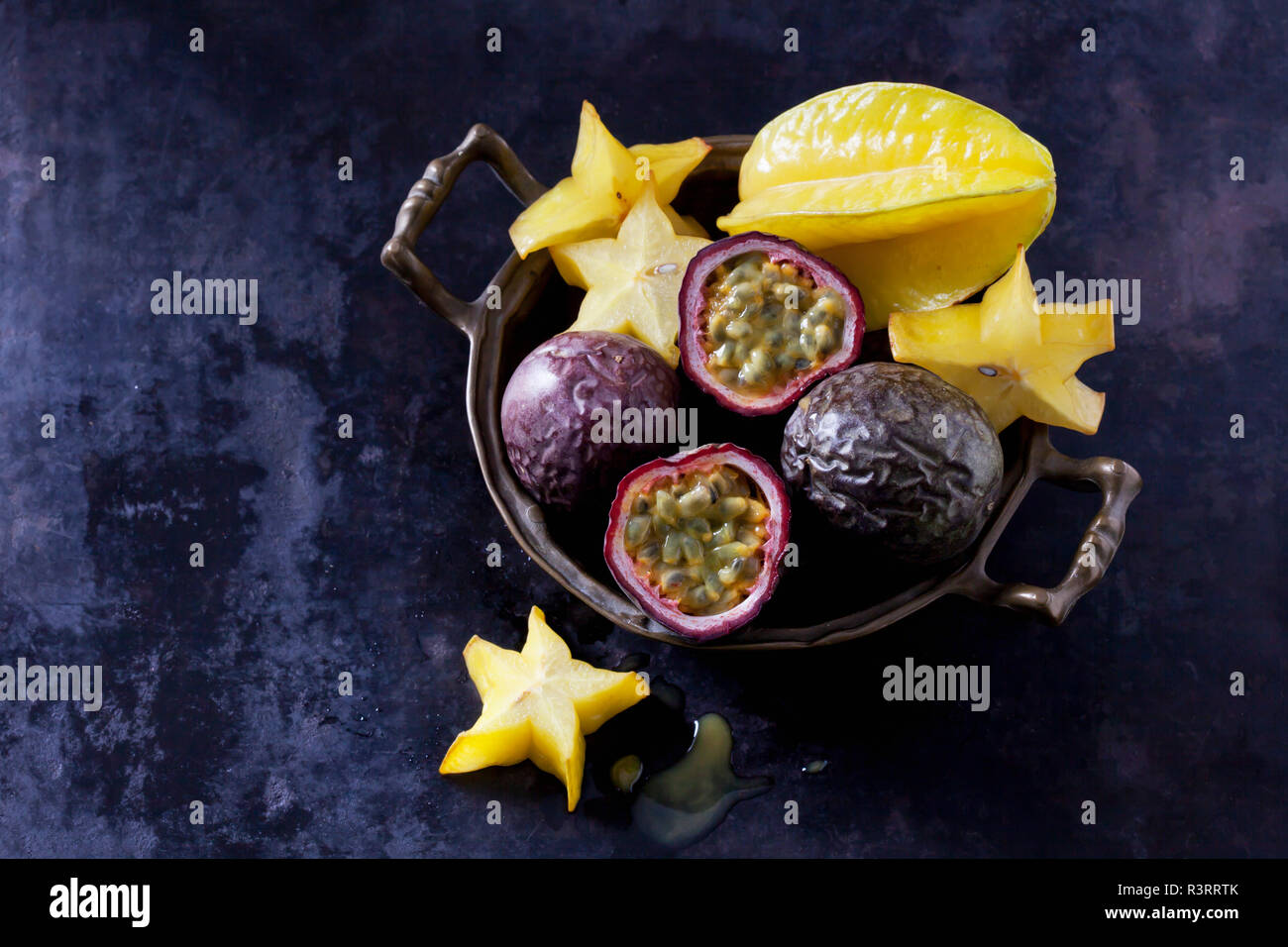 Passion fruits hi-res stock photography and images - Alamy