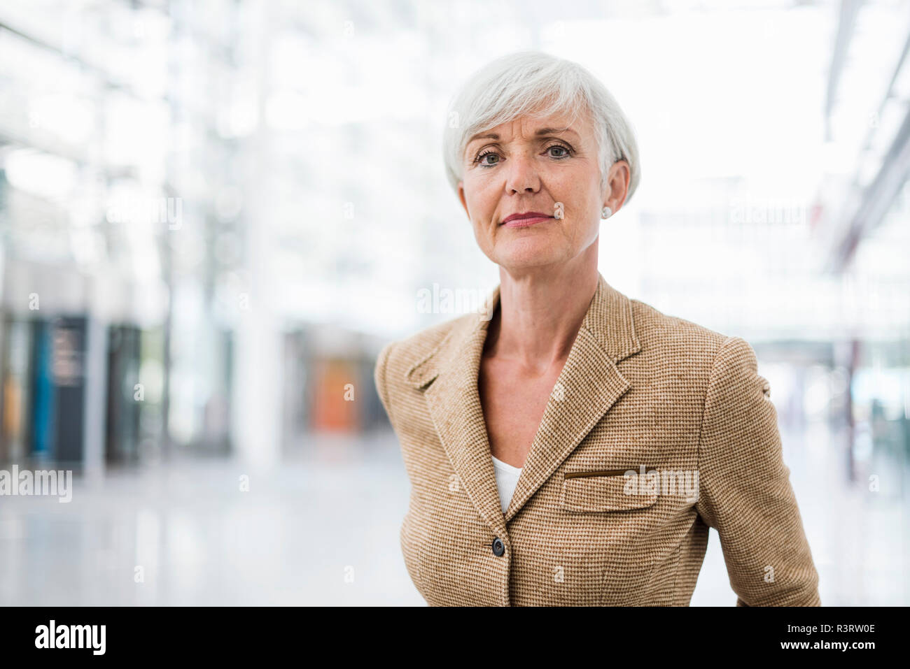 Portrait of confident senior businesswoman Stock Photo