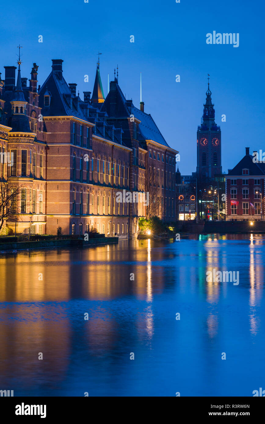 Netherlands, The Hague. Binnenhof Dutch Parliament buildings Stock