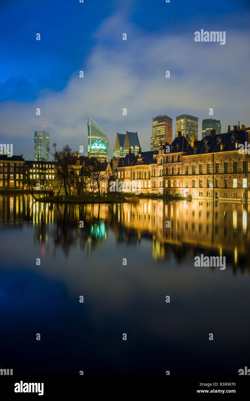 Netherlands, The Hague. Binnenhof Dutch Parliament buildings Stock