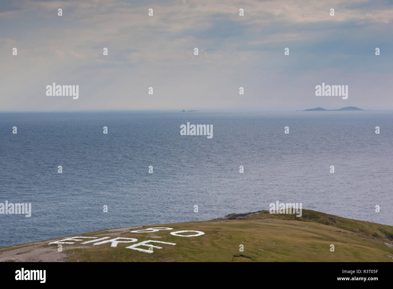 Ireland, County Donegal, Inishowen Peninsula, Malin Head, northernmost