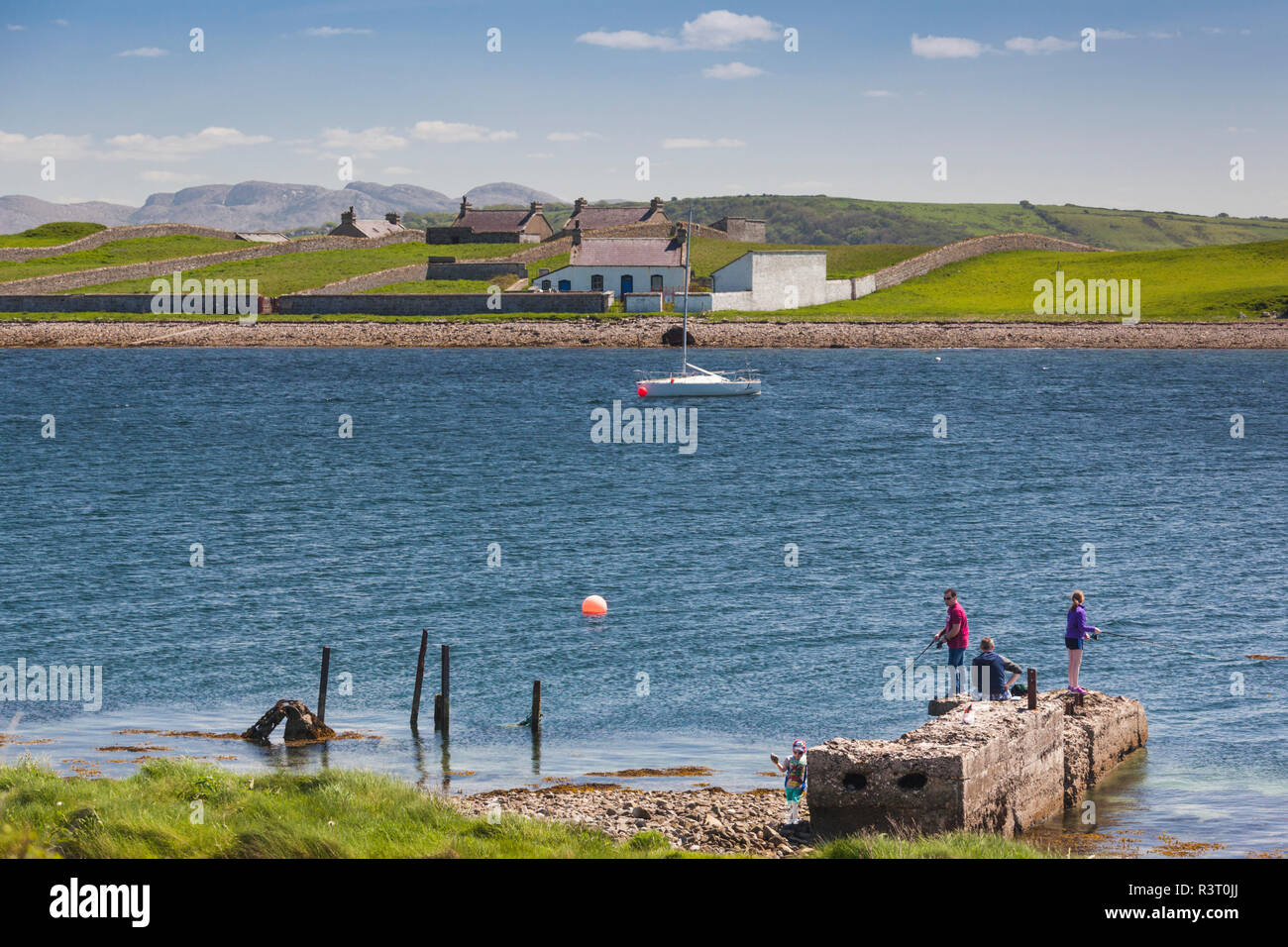 Ireland, County Sligo, Sligo, Rosses Point, view of Oyster and Coney ...